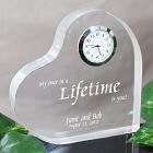 My Lifetime Keepsake Heart Clock